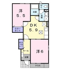 ビガーハイツの物件間取画像